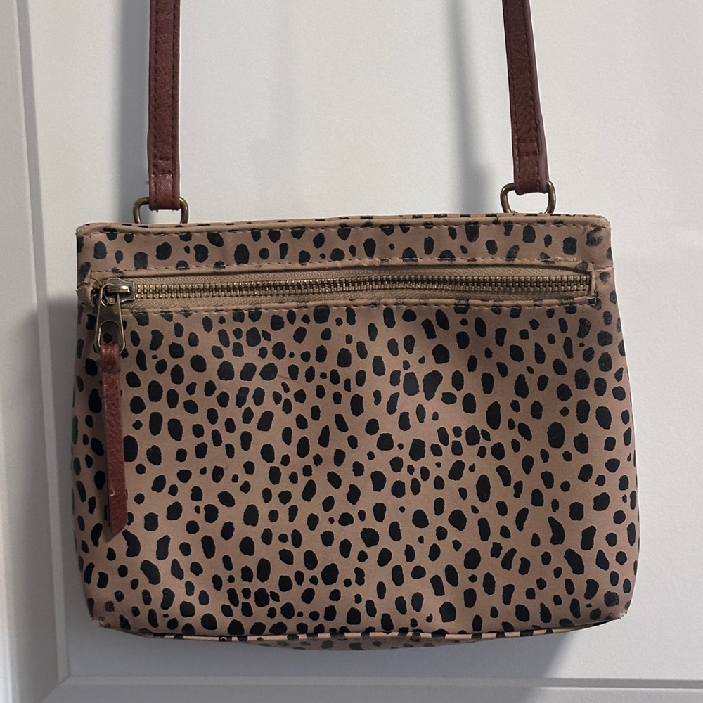 Leopard Print Crossbody Bag